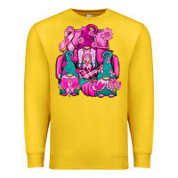 Lemon Breast Cancer Gnomies Truck Premium Sweatshirt - BundleAndBundleShop