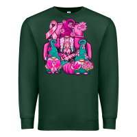 Sports Green Breast Cancer Gnomies Truck Premium Sweatshirt - BundleAndBundleShop