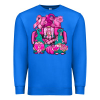 True Royal Breast Cancer Gnomies Truck Premium Sweatshirt - BundleAndBundleShop