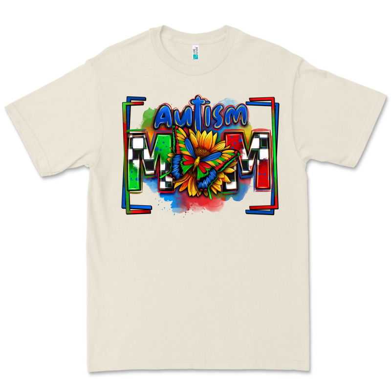 Autism Mom Checkered Flag Premium Tee by Zillion Design Studio | Teevron