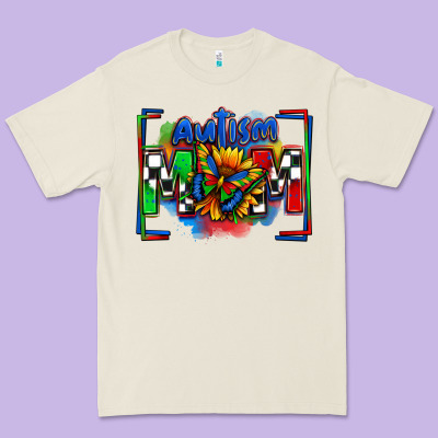 Autism Mom Checkered Flag Premium Tee Designed By Zillion Design Studio