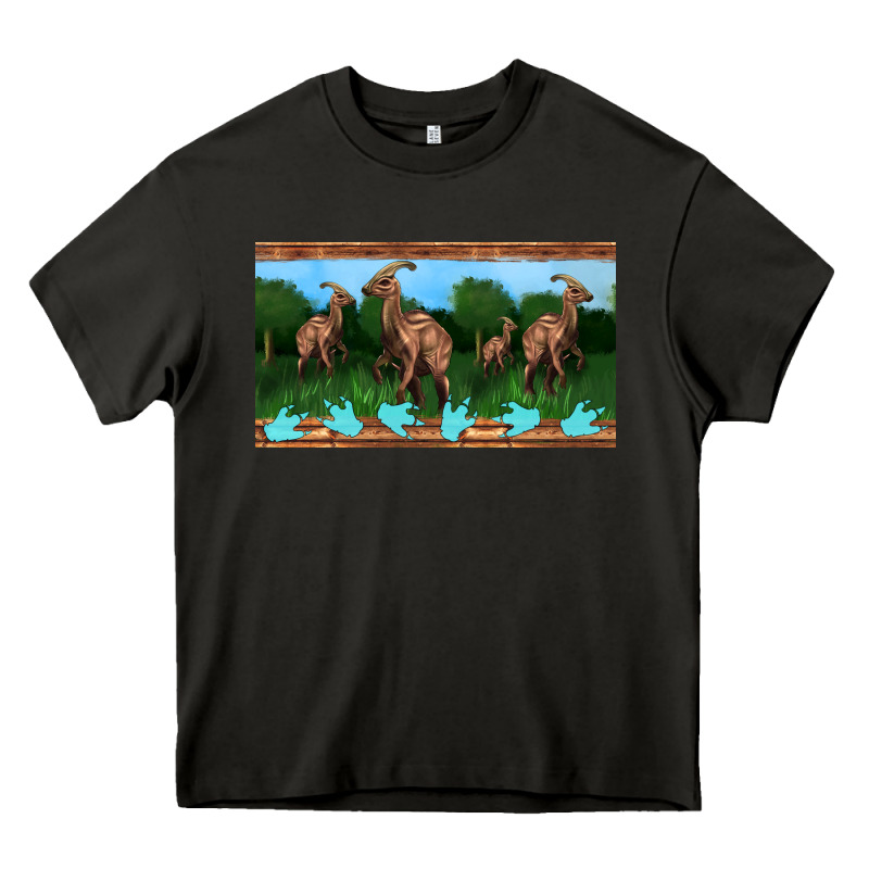 Parasaurolophus Sippy Cup Heavy Core Tee by Artiststas | Teevron