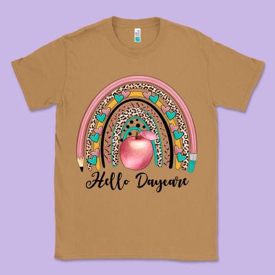 Hello Daycare Classic Tee Designed By Jahusdesignshop