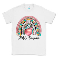 White hello daycare Classic Tee - JahusDesignShop