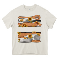Cream custom name kitchen tools Heavy Core Tee - MaliasSmallBusiness