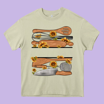 Custom Name Kitchen Tools Heavy Core Tee Designed By Maliassmallbusiness