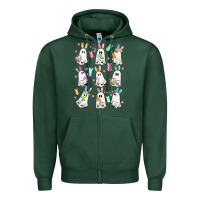 Bunny Ghost Zipper Hoodie | Teevron