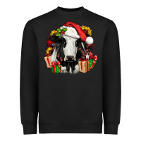 Black christmas holstein Heavyweight Sweatshirt - JahusDesignShop