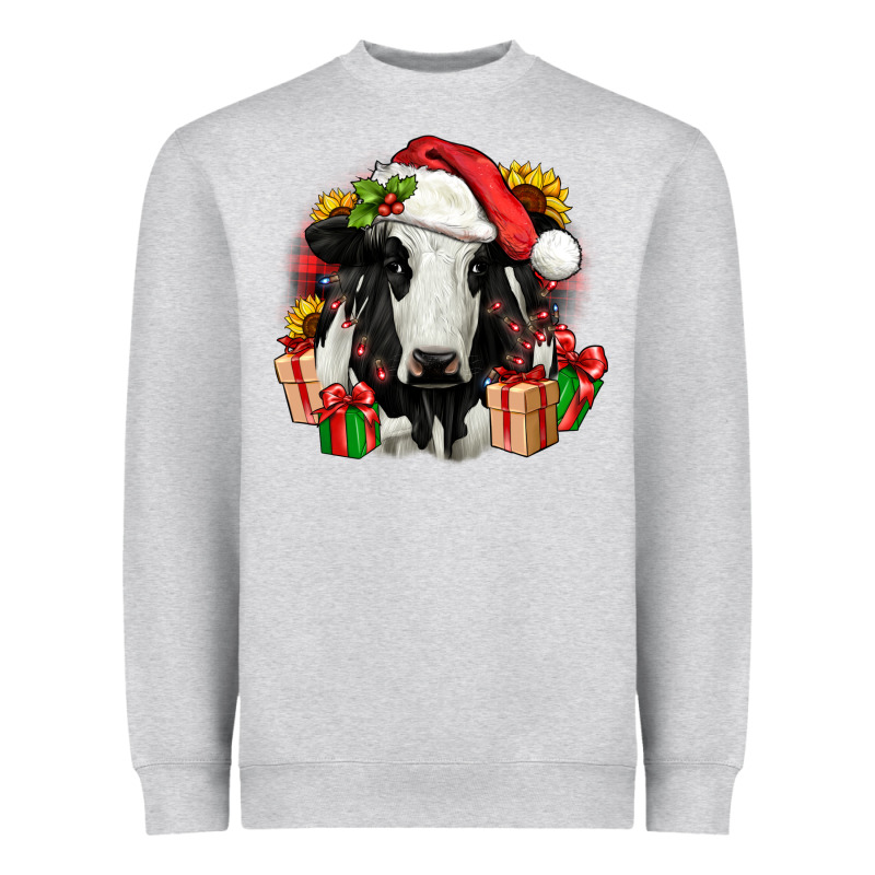 Christmas Holstein Heavyweight Sweatshirt by JahusDesignShop | Teevron