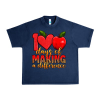 Navy 100 days of making a difference Urban Heavy Tee - Artiststas