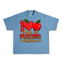 Pebble Blue 100 days of making a difference Urban Heavy Tee - Artiststas