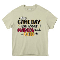 Mossy on game day we wear maroon and gold Heavy Core Tee - MaliasSmallBusiness