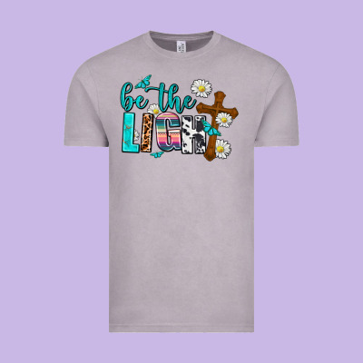 Be The Light Vintage Tee Designed By Adodesignshop