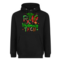 Black christmas rx pharmacy tech Heavyweight Hoodie - MaliasSmallBusiness