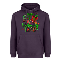 Plum christmas rx pharmacy tech Heavyweight Hoodie - MaliasSmallBusiness
