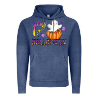 Vintage Denim my 1st halloween Vintage Hoodie - CowhideDigitalArt