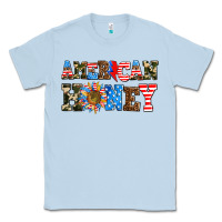 Dusty Blue American honey Classic Tee - AdoDesignShop