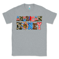 Heather Grey American honey Classic Tee - AdoDesignShop