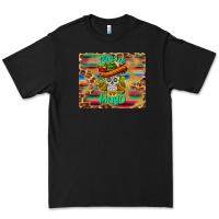 Black cinco de mayo sombrero skull mousepad Premium Tee - BarkalooDesign