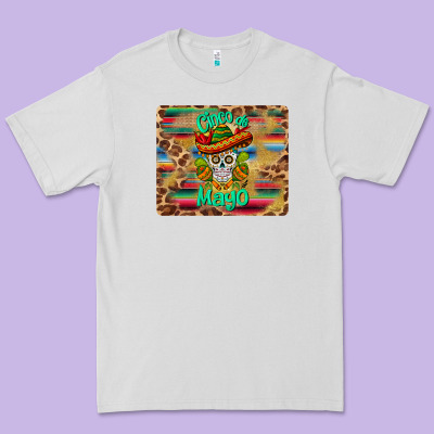 Cinco De Mayo Sombrero Skull Mousepad Premium Tee Designed By Barkaloodesign