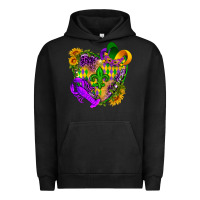 Pigment Black Mardi Gras heart Urban Hoodie - HowdyJamesFarm