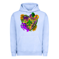 Pigment Grape Ice Mardi Gras heart Urban Hoodie - HowdyJamesFarm