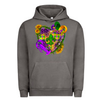 Pigment Tornado Mardi Gras heart Urban Hoodie - HowdyJamesFarm