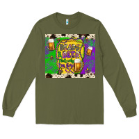 Army Green beads & beer that's why i'm here Long Sleeve Tee - Artiststas