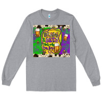 Heather Grey beads & beer that's why i'm here Long Sleeve Tee - Artiststas