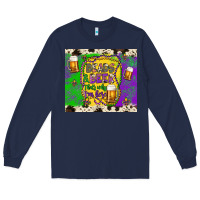 Navy beads & beer that's why i'm here Long Sleeve Tee - Artiststas