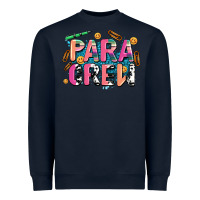 Navy para crew Heavyweight Sweatshirt - AdoDesignShop