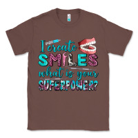Chestnut i create smile what is your superpower Classic Tee - AdoDesignShop