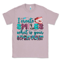 Lilac i create smile what is your superpower Classic Tee - AdoDesignShop