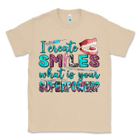 Mushroom i create smile what is your superpower Classic Tee - AdoDesignShop