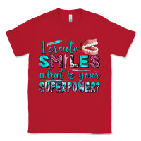 Red i create smile what is your superpower Classic Tee - AdoDesignShop