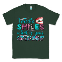 Sports Green i create smile what is your superpower Classic Tee - AdoDesignShop