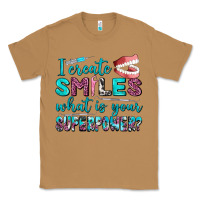 Toasted Coconut i create smile what is your superpower Classic Tee - AdoDesignShop