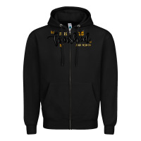Black it is finished Zipper Hoodie - MaliasSmallBusiness