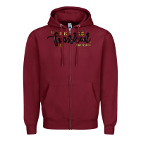 Burgundy it is finished Zipper Hoodie - MaliasSmallBusiness