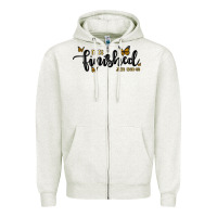 Oatmeal Heather it is finished Zipper Hoodie - MaliasSmallBusiness