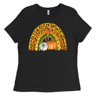 Black fall rainbow Ladies Tee - AdoDesignShop