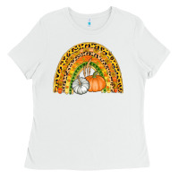 White fall rainbow Ladies Tee - AdoDesignShop