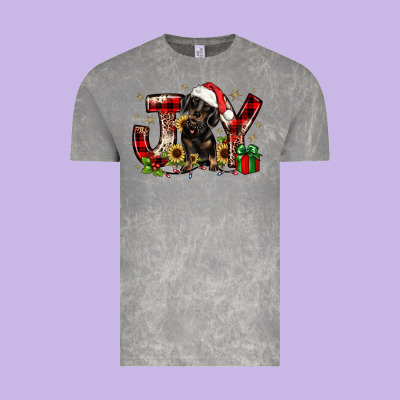 Christmas Joy Dachshund Vintage Tee Designed By Jahusdesignshop