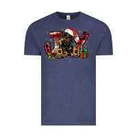 Vintage Denim christmas joy dachshund Vintage Tee - JahusDesignShop