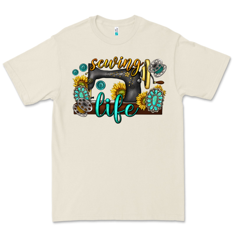 Sewing Life Western Premium Tee by texasbilliewilder | Teevron