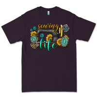Plum sewing life western Premium Tee - texasbilliewilder