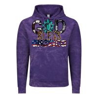 Cloud Purple god bless america Vintage Hoodie - SublimationCraftShop
