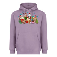 Lavender santa coffee Heavyweight Hoodie - MaliasSmallBusiness