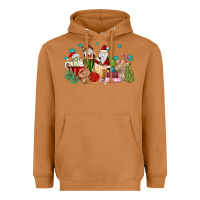 Meerkat santa coffee Heavyweight Hoodie - MaliasSmallBusiness
