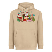 Mushroom santa coffee Heavyweight Hoodie - MaliasSmallBusiness
